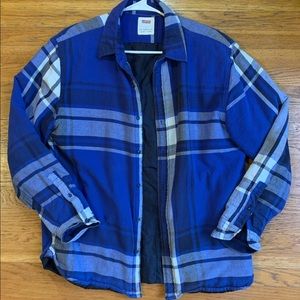 Quilted plaid flannel